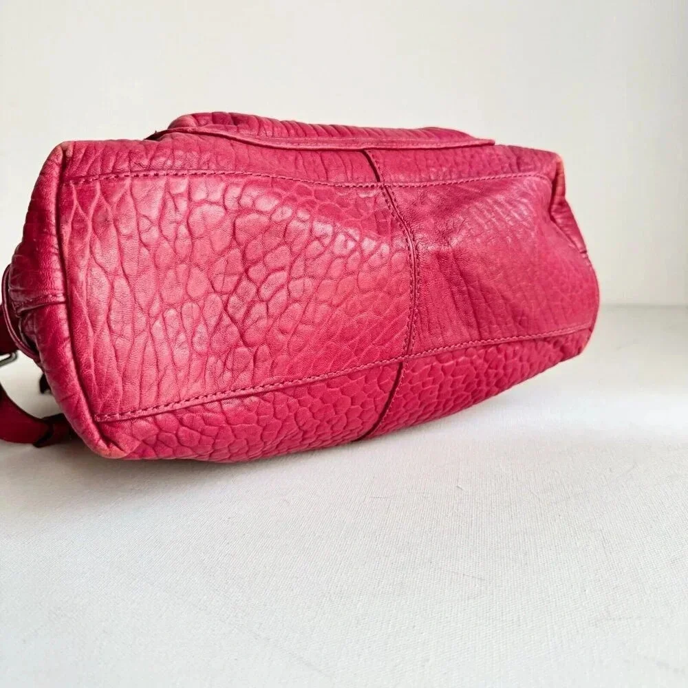Cole Haan Thick Dusty Red Leather Medium Shoulder bag